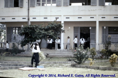 Dong Con Duc Me di Vieng Orphanage, former site in Dec 1970, architectural design study